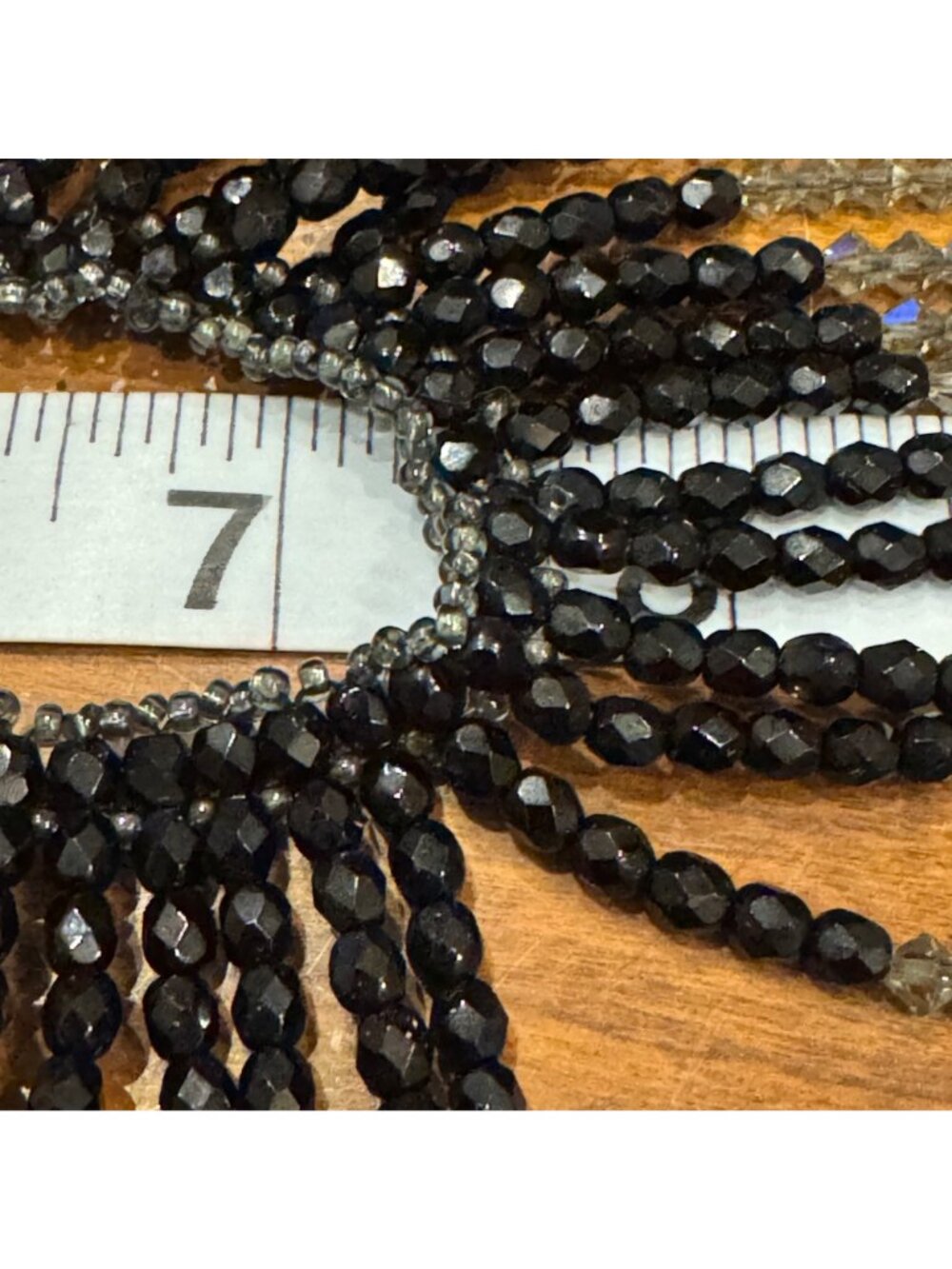 Black Beaded Fringe Bib Statement Necklace By Robert Rose - Picture 10 of 10